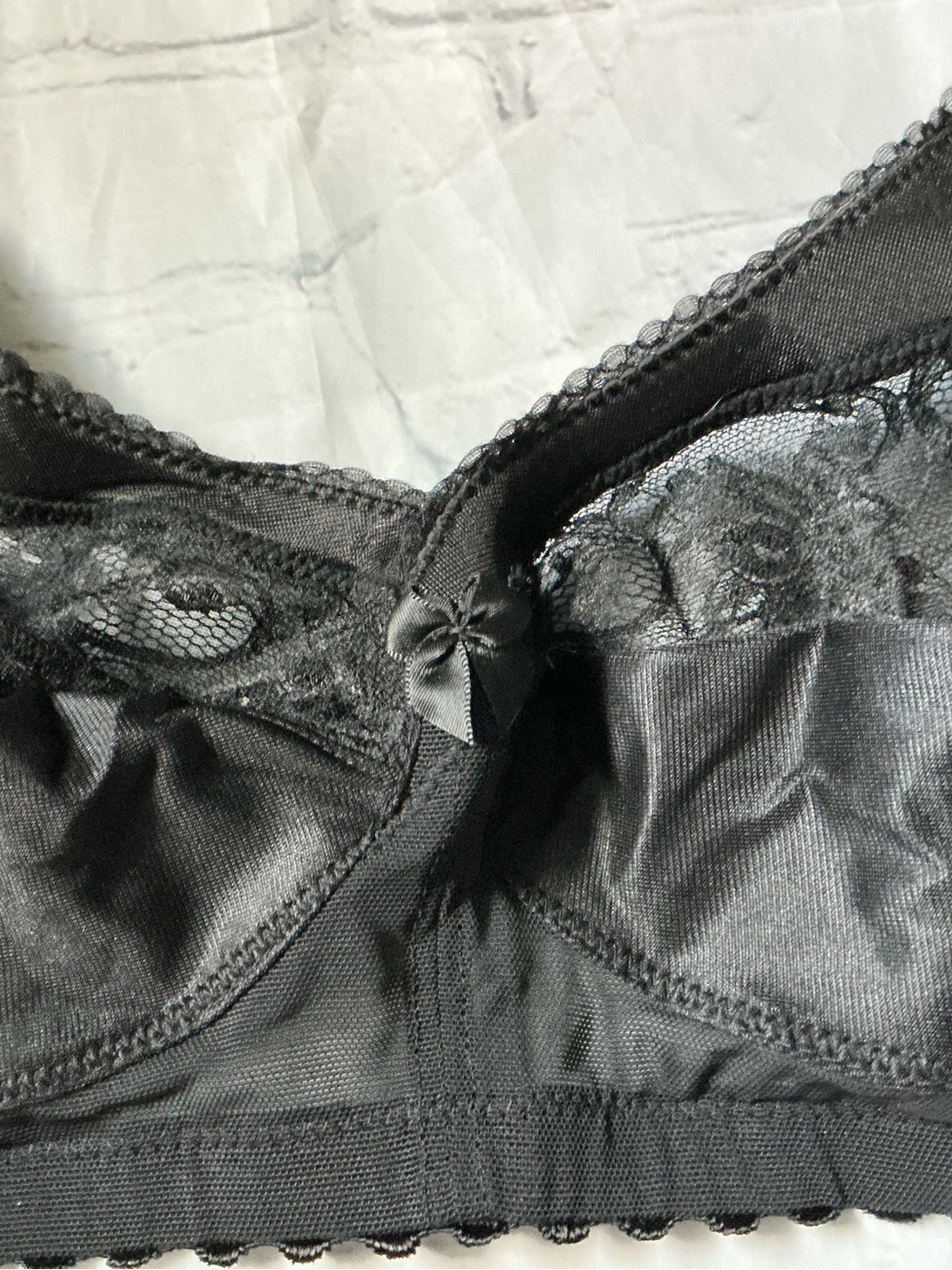 Glamorise ✨ 1000 Full Figure Plus Size MagicLift Bra Wirefree 36C NWOT Black - Picture 5 of 6